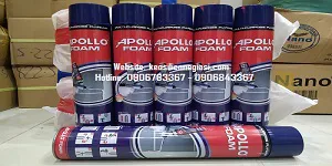 KEO BỌT NỞ CHỐNG THẤM APOLLO SUPER FOAM DÙNG VÒI BÁN SỈ BÁN LẺ