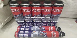 BÁN KEO APOLLO SUPER FOAM DÙNG SÚNG THÙNG 12 CHAI, GIAO HÀNG MIỄN PHÍ