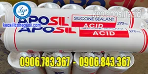 GIÁ BÁN SỈ 1 THÙNG, 2 THÙNG KEO APOSIL ACID CHAI 300ML