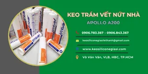 BÁO GIÁ TẬN GỐC KEO DÁN KÍNH APOLLO A200 DẠNG CHAI NHỰA CHUYÊN DỤNG