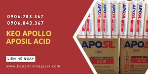 MUA SỐ LƯỢNG LỚN KEO SILICONE APOSIL ACID 270ML/ CHAI MÀU TRẮNG TRONG