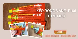KEO RỒNG VÀNG P-66 DẠNG TUÝP 25G TRANG TRÍ NỘI THẤT