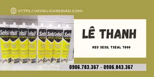 GIÁ BÁN LẺ KEO DÁN LAVABO SELSIL TSEAL 7000 THÙNG 25 CHAI