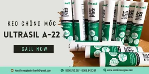 Tường nhà mốc meo - keo ultrasil A-22 giá sỉ