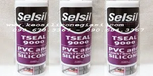 KEO SILICONE TRUNG TÍNH SELSIL TSEAL 9000 DÁN NHÔM, KÍNH GIÁ RẺ