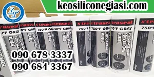 KEO THẾ RON CHỊU NHIỆT RTV 750F GRAY GASKET SILICONE XÁM