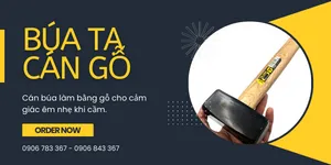 BÚA TẠ 3KG, 5KG CÁN GỖ giá sỉ rẻ nhất tại TP.HCM