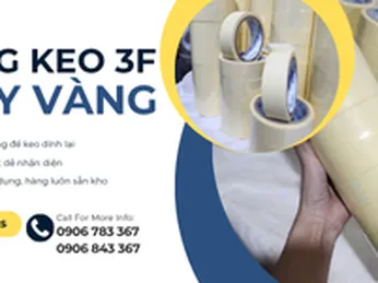 BĂNG KEO GIẤY VÀNG 3F mua sỉ giá rẻ