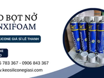 KEO XỊT FANXIFOAM 1 thành phần giá rẻ dùng trong xây dựng