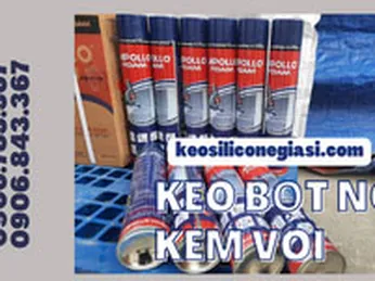 KEO APOLLO FOAM KÈM VÒI TRẮNG CÁCH ÂM, CÁCH NHIỆT HIỆU QUẢ