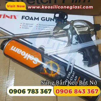 SÚNG BẮN KEO BỌT PU FOAM 