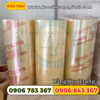 BĂNG KEO TRONG SIÊU DÍNH