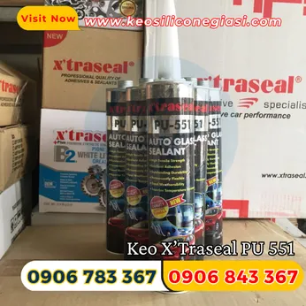 KEO XTRASEAL  PU - 551 ( dán kính ô tô )