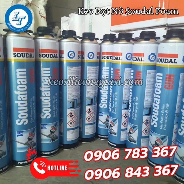 KEO BỌT NỞ SOUDAL FOAM GUN