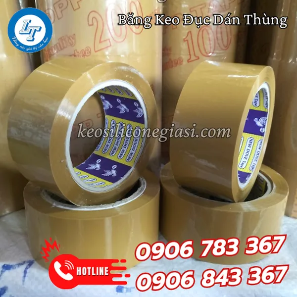 BĂNG KEO ĐỤC DÁN THÙNG