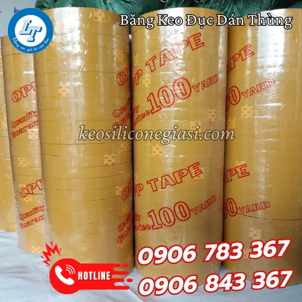 BĂNG KEO ĐỤC DÁN THÙNG