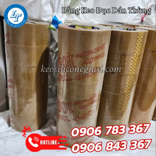 BĂNG KEO ĐỤC DÁN THÙNG