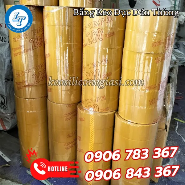 BĂNG KEO ĐỤC DÁN THÙNG