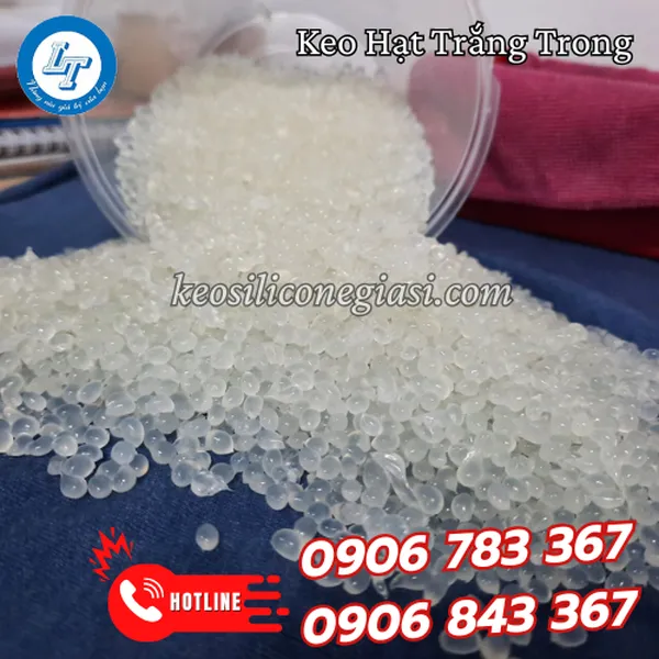 KEO HẠT MÀU TRẮNG TRONG