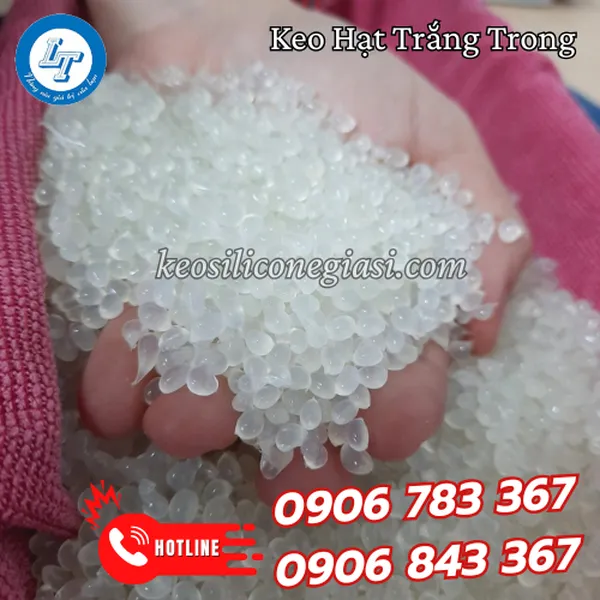 KEO HẠT MÀU TRẮNG TRONG