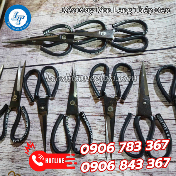 KÉO MAY KIM LONG THÉP ĐEN
