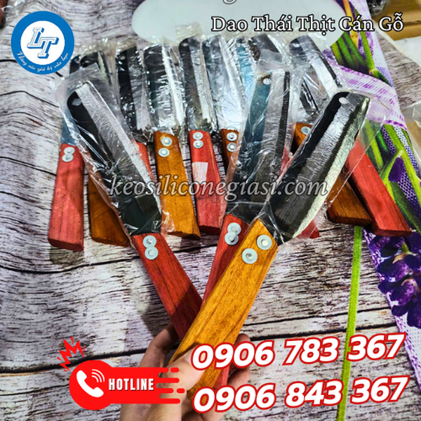 DAO THÁI THỊT CÁN GỖ