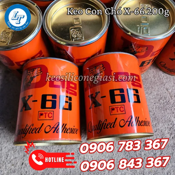 KEO DÁN CON CHÓ X66 200G