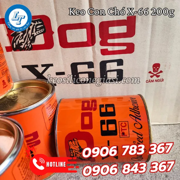 KEO DÁN CON CHÓ X66 200G