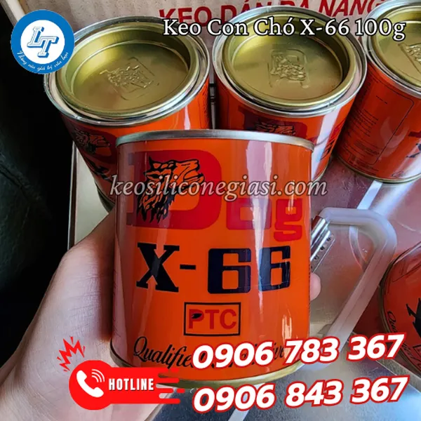 KEO DÁN CON CHÓ X66 100G