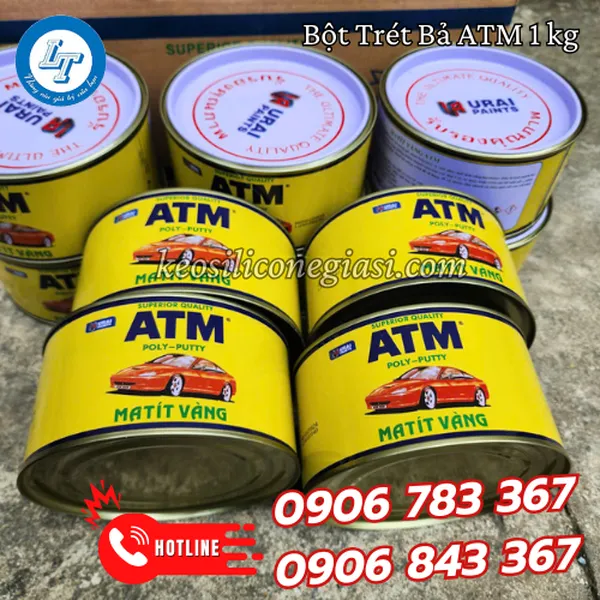 BỘT TRÉT BẢ MATIT VÀNG ATM 1KG