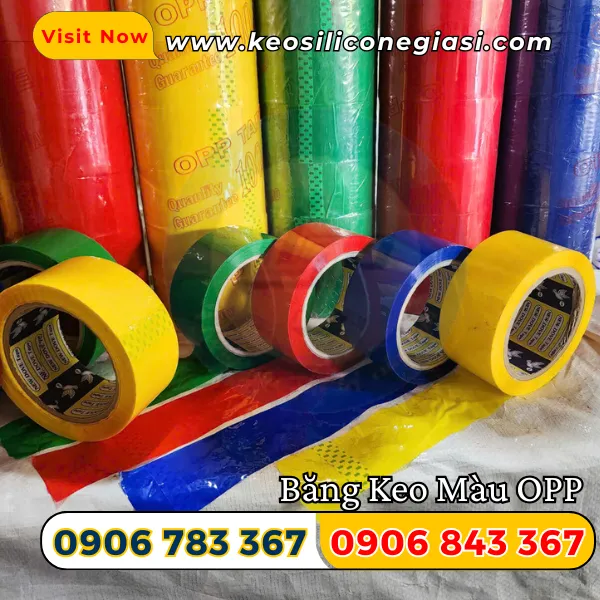 BĂNG KEO MÀU OPP