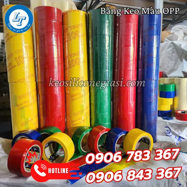 BĂNG KEO MÀU OPP