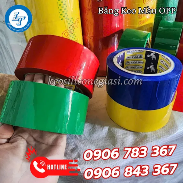 BĂNG KEO MÀU OPP