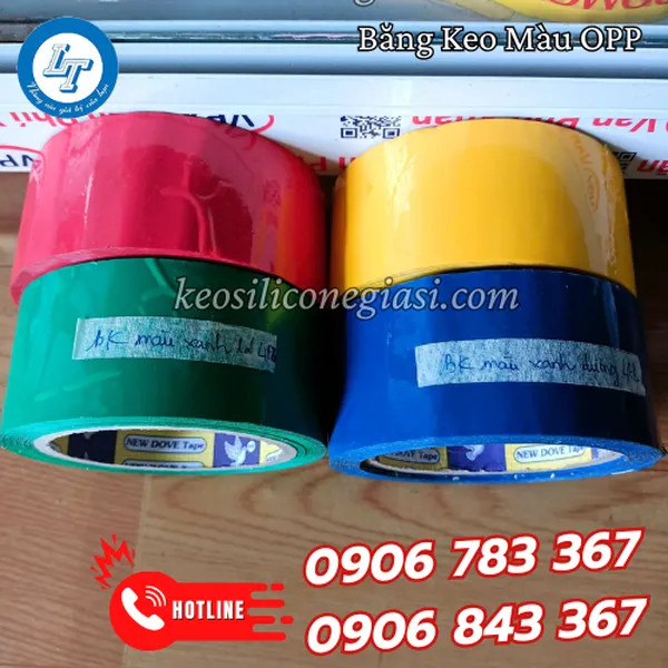 BĂNG KEO MÀU OPP