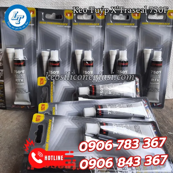 KEO CHỊU NHIỆT X'TRASEAL 750F GRAY  RTV (TUÝP)