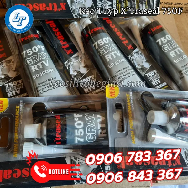 KEO CHỊU NHIỆT X'TRASEAL 750F GRAY  RTV (TUÝP)