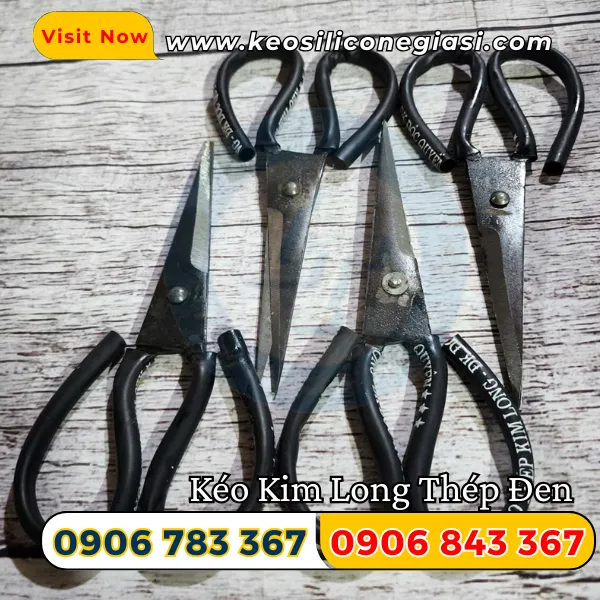 KÉO MAY KIM LONG THÉP ĐEN