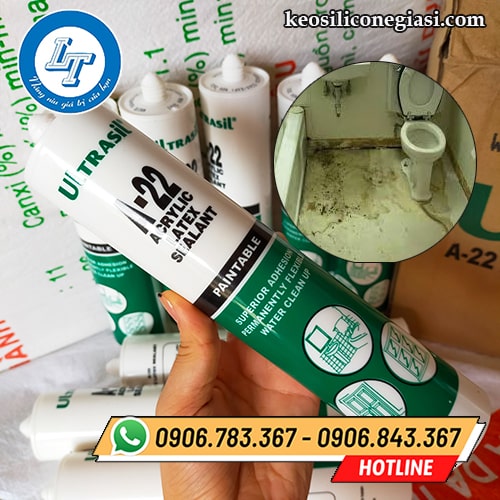 Tường nhà mốc meo - keo ultrasil A-22 giá sỉ Tường nhà mốc meo - keo ultrasil A-22 giá sỉ