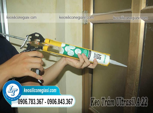 đại lý bỏ sỉ keo trám tường bị nứt màu trắng chai 290ml ultrasil a22