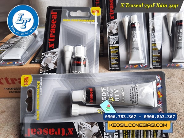 sỉ thùng keo x’traseal 750f xám 12 tuýp/thùng 32 gram sỉ thùng keo x’traseal 750f xám 12 tuýp/thùng 32 gram