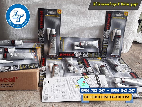 sỉ thùng keo x’traseal 750f xám 12 tuýp/thùng 32 gram sỉ thùng keo x’traseal 750f xám 12 tuýp/thùng 32 gram