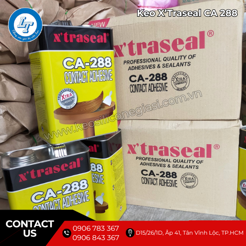 cơ sở bỏ sỉ rẻ keo dán X’traseal CA 288 thùng 3 kg 5 cơ sở bỏ sỉ rẻ keo dán X’traseal CA 288 thùng 3 kg 5