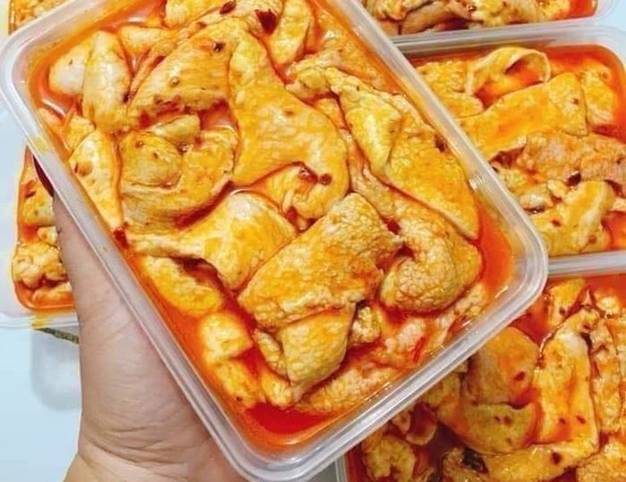 Vú Heo ướp sẵn (01 hộp 500g, 02 hộp 1Kg)
