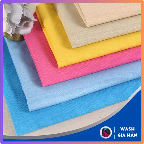 WASH VẢI CANVAS NGUYÊN CÂY