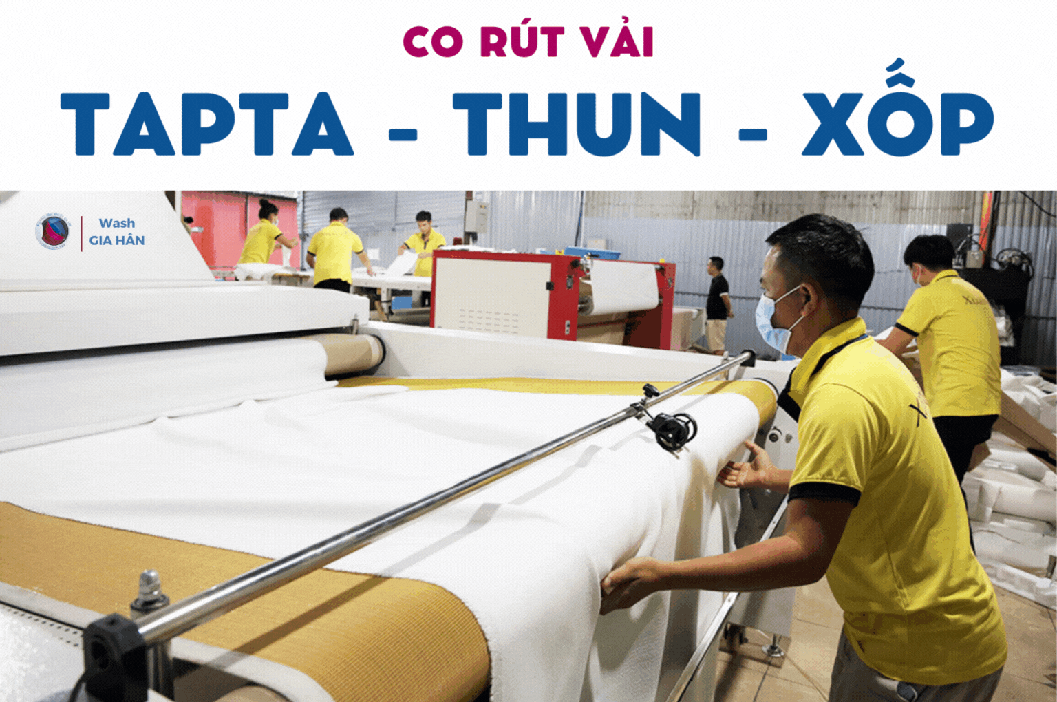 XỬ LÝ ĐỘ CO RÚT VẢI