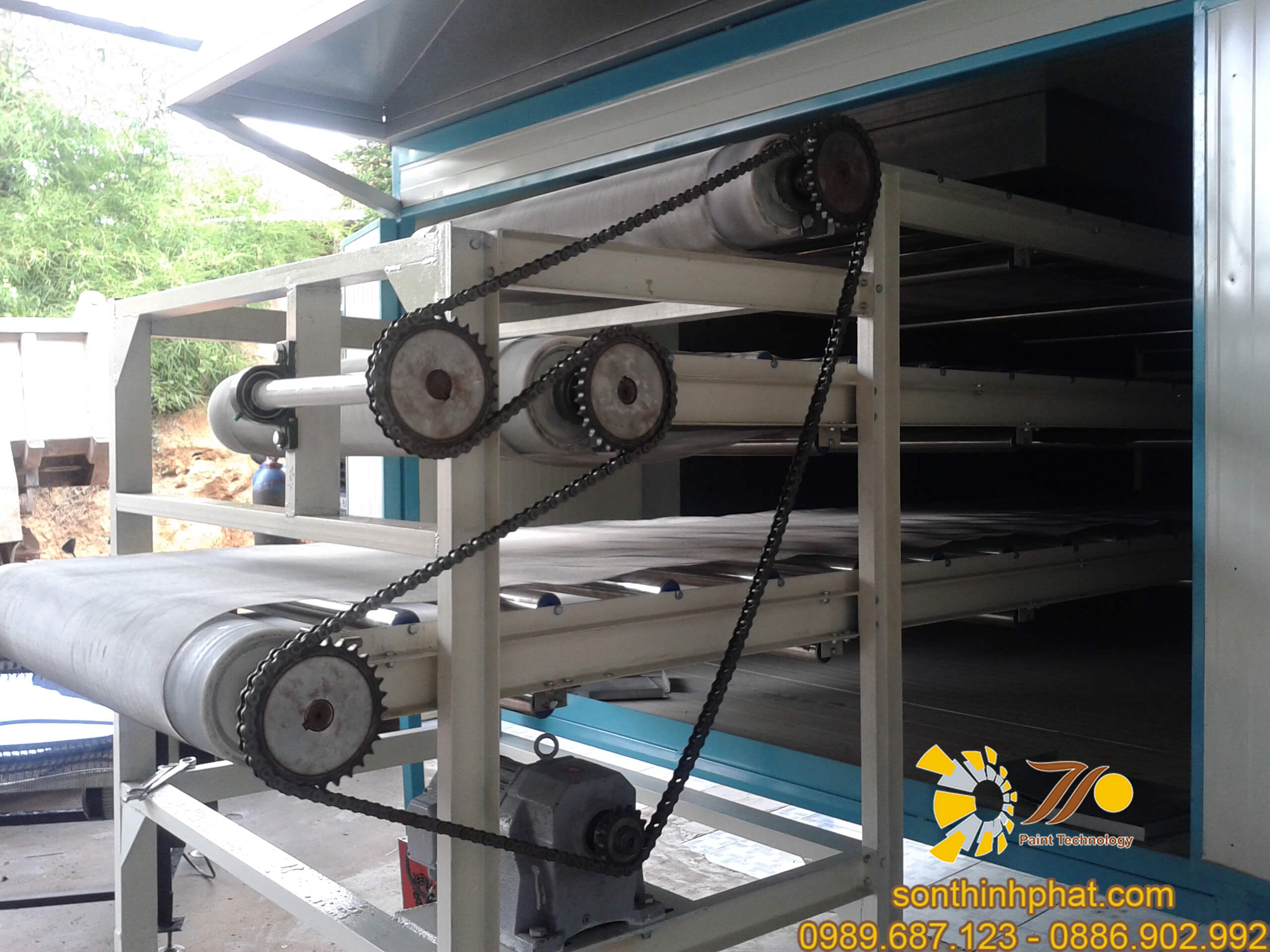 Hệ thống băng tải con lăn Hệ thống băng tải con lăn