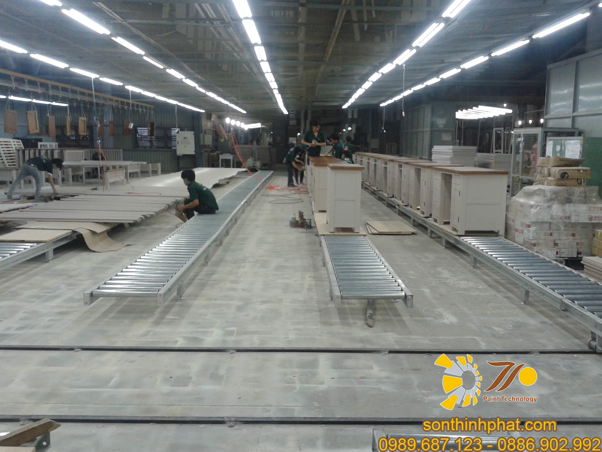 Hệ thống băng tải con lăn Hệ thống băng tải con lăn