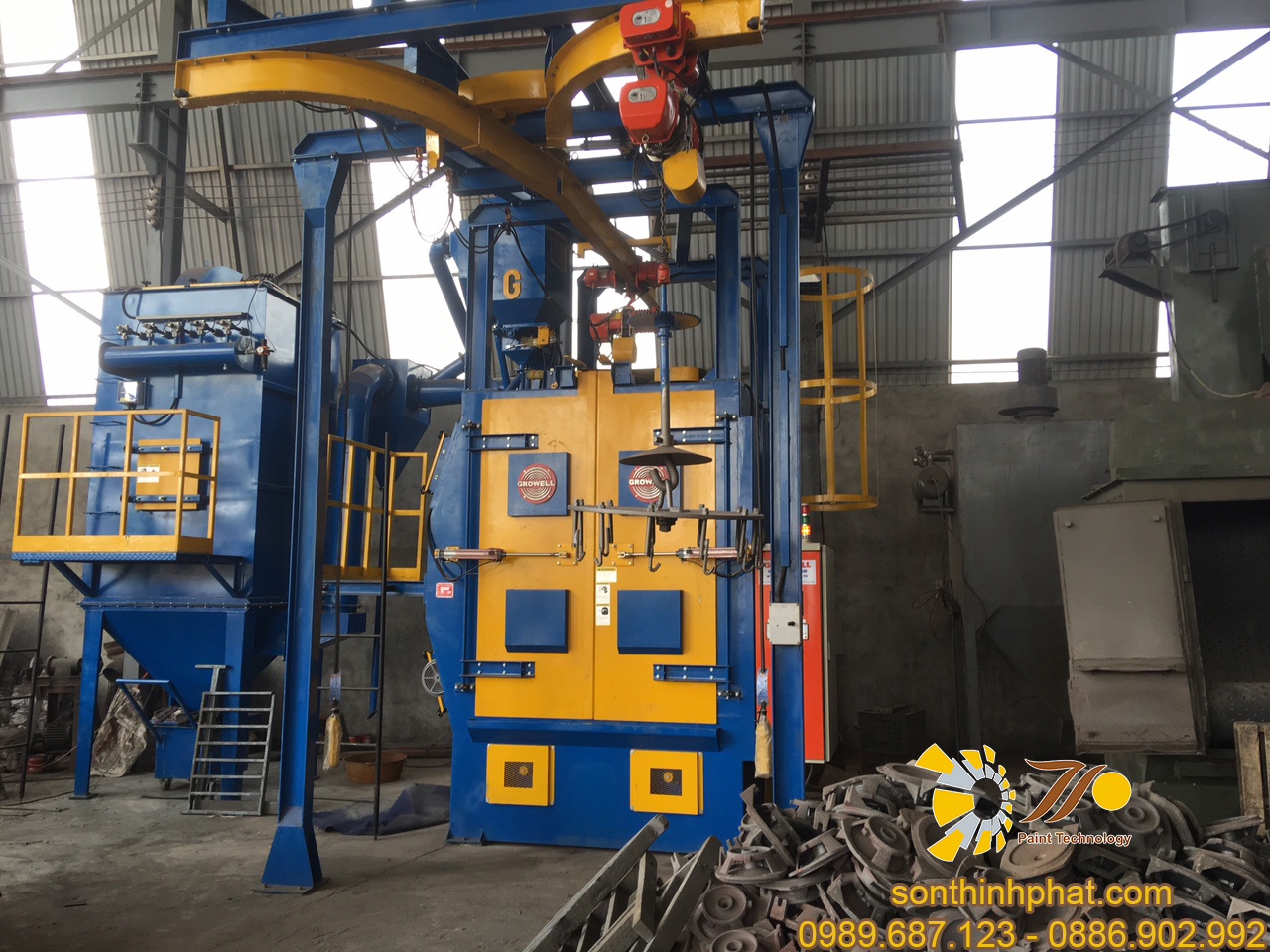 Hệ thống phun cát phun bi Hệ thống phun cát phun bi