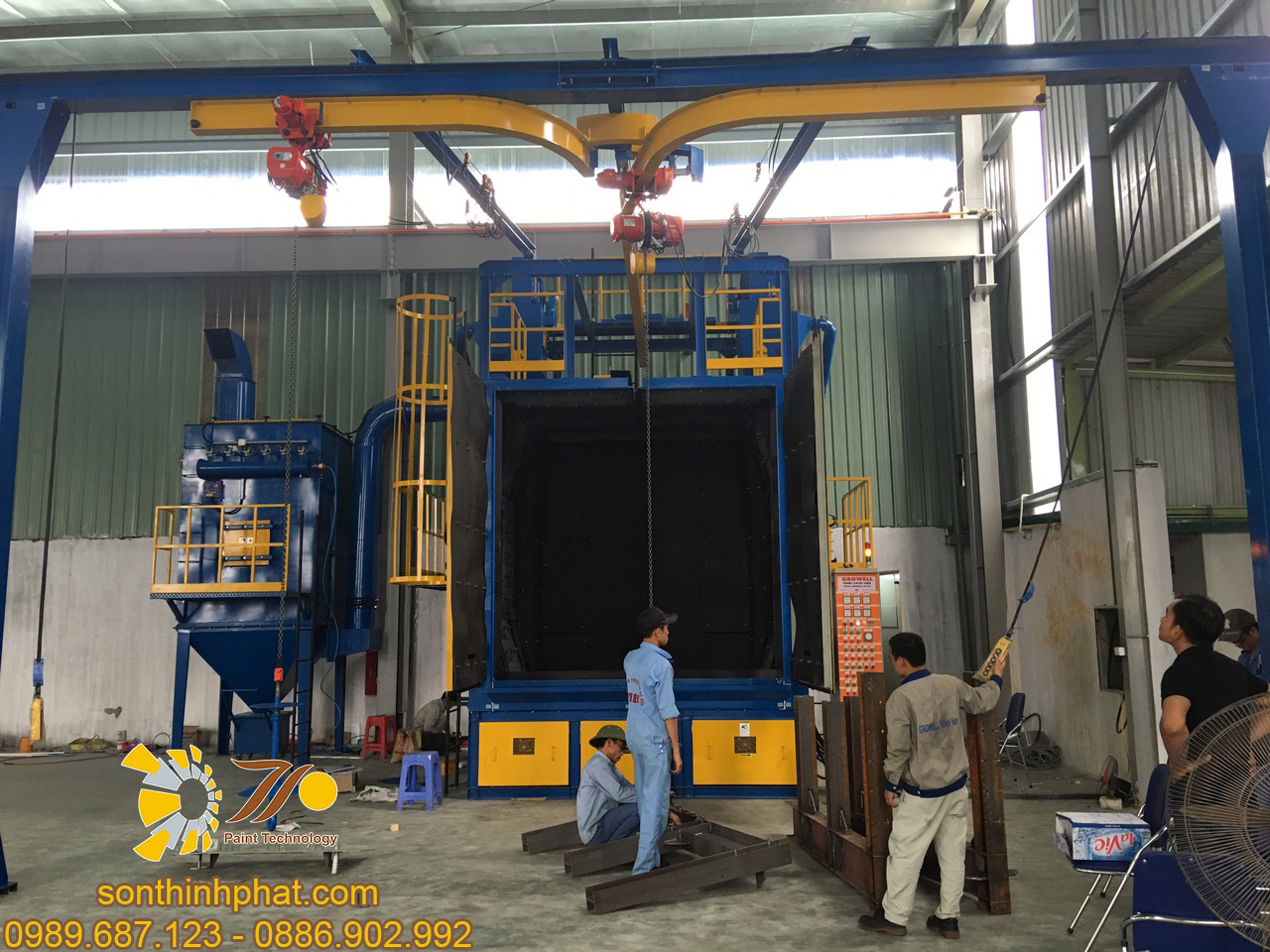 Hệ thống phun cát phun bi Hệ thống phun cát phun bi