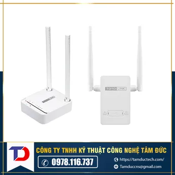 Bộ Phát Wifi Totolink N200R-V3 Và Kích Sóng Wifi Totolink EX200